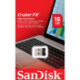 Флеш Диск Sandisk 16Gb Cruzer Fit SDCZ33-016G-G35 USB2.0 черный