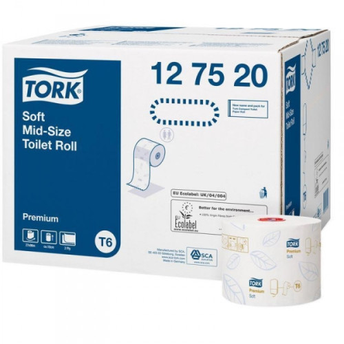 Туалетная бумага Tork Premium Т6 127520 рулонная 2-слойная 90 м 27 рул/уп
