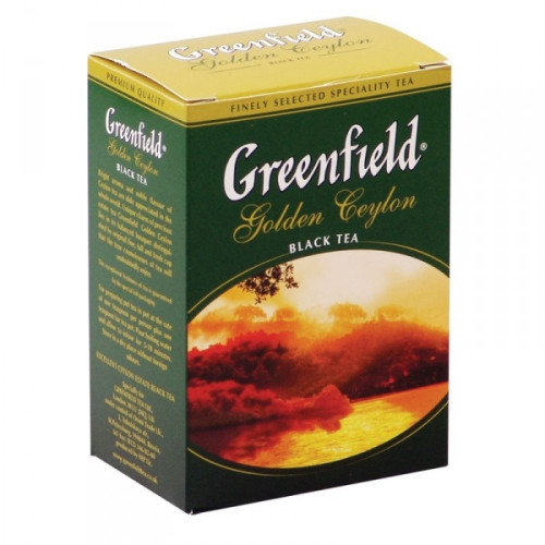 Чай Greenfield Golden Ceylon черный листовой 100 грамм
