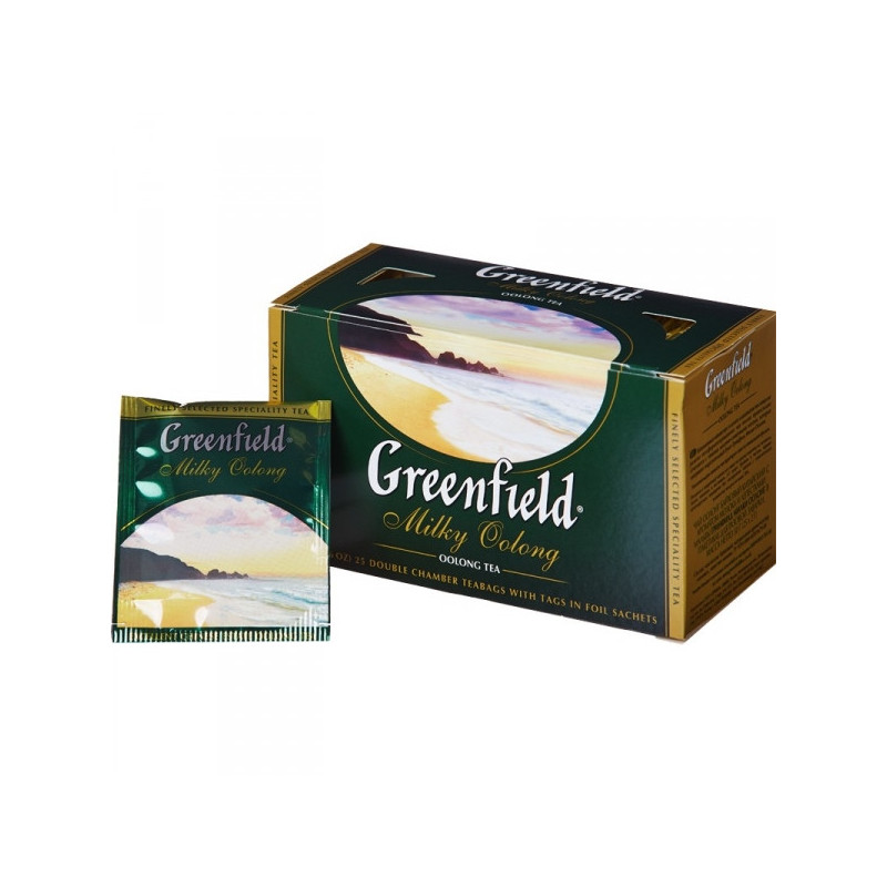 Чай Greenfield Milky oolong черный молочный улун 25 пакетиков