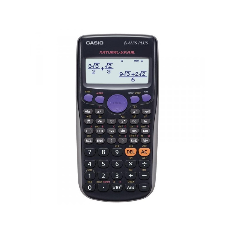 Калькулятор Casio научный FX82ES Plus 10+2-разрядный 252 функции