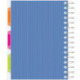 Тетрадь 140л,кл,А5,SPIRAL BOOK Синий,евроспир,обл.пласт,раздел.84113