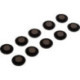 Магнитный держатель для досок черный Attache Loft (диаметр 30 мм, 10 штук в упаковке)