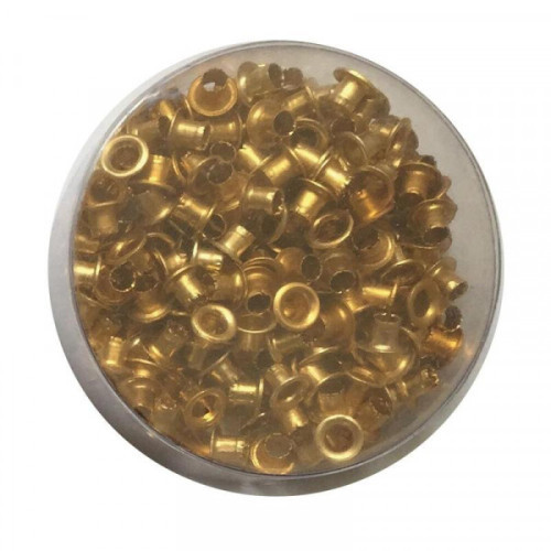 Люверсы для дырокола Attache 250 штук в упаковке диаметр 4.8 мм золотистые