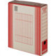 Короб архивный Attache картон красный 75х256х322 мм