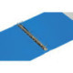 Папка на 4-х кольцах Attache пластиковая синяя корешок 32 мм