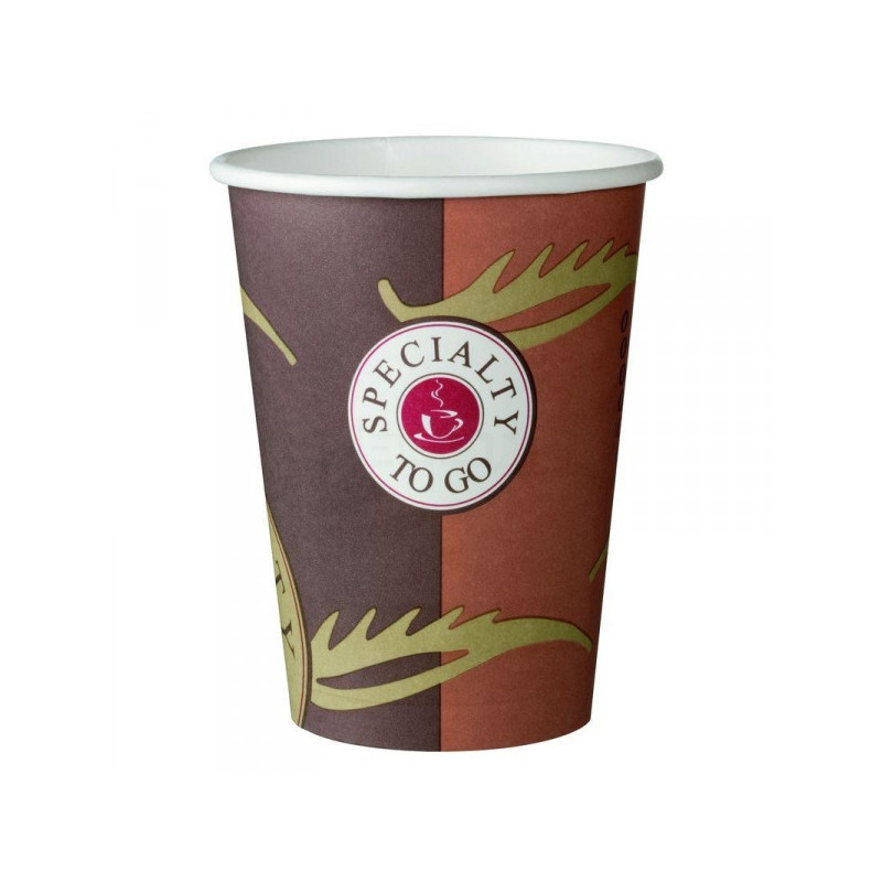 Стакан одноразовый Coffee-to-Go бумажный разноцветный на 400 мл 50 штук в упаковке