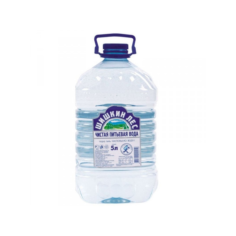 Вода питьевая Шишкин лес негазированная 5 литров 2 штуки в упаковке