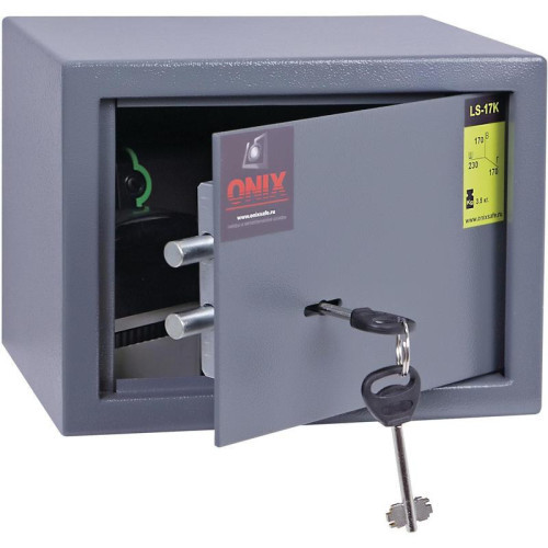 Сейф мебельный Onix LS-17 K черный (ключевой замок)