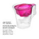 Кувшин-фильтр для воды Барьер-Твист пурпурный 4 литра