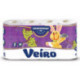 Полотенца бумажные Veiro Classic с тиснением двухслойные 4 рулона по 12,5 метра