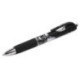 Ручка гелевая автоматическая BRAUBERG "Black Jack" трехгранная узел 0,7 мм линия 0,5 мм черная 141552