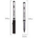 Ручка-роллер BRAUBERG "Flagman", корпус серебристый, хромированные детали, узел 0,5 мм, линия 0,3 мм, черная, RP102