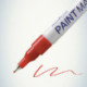 Маркер-краска лаковый MUNHWA "Extra Fine Paint Marker", КРАСНЫЙ, 1 мм, нитро-основа, EFPM-03