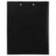 Папка-планшет, с крышкой, А4, 310х230 мм, пластик, черная, 0,5 мм, STAFF