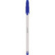 Ручка шариковая синяя, 0,3 мм, 0,7 мм, масляная, корпус полупрозрачный, игольчатый узел, deVENTE Mist серия Speed Pro