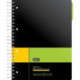 Бизнес-тетрадь SMARTBOOK А4 120 листов линейка спираль микроперфорация разделитель карман желто-зеленый