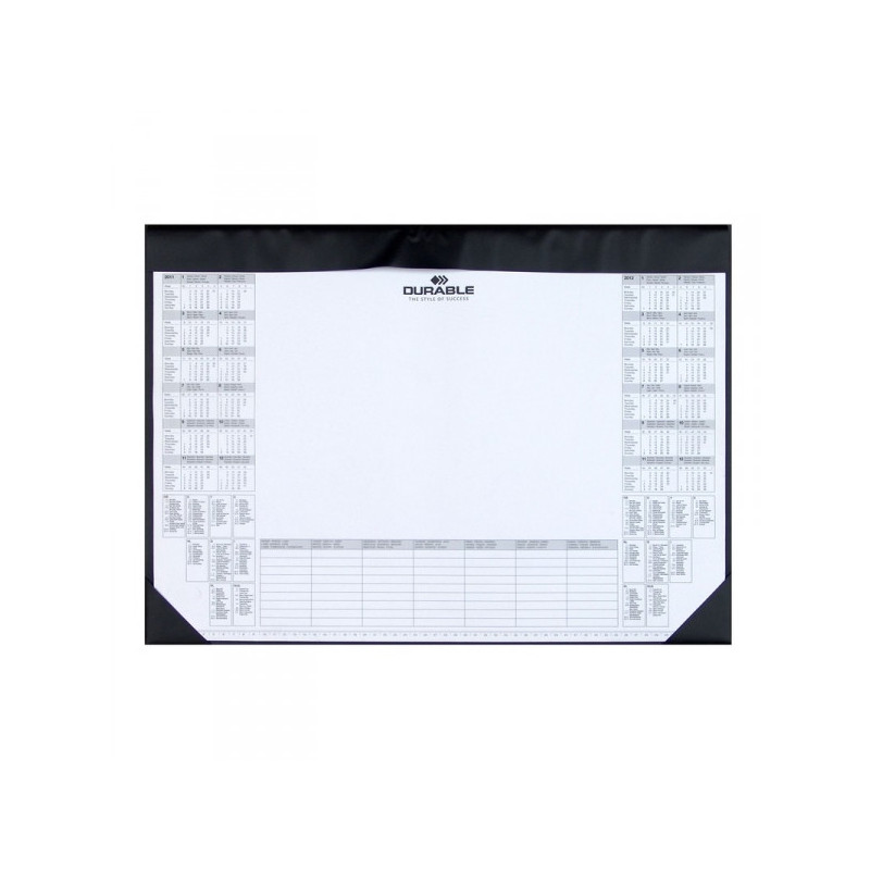 Коврик на стол Durable с календарем на 2 года 420х590 мм со сменным блокнотом