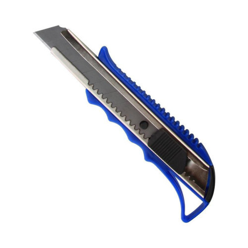 Нож 18 мм, металл направляющие, ассорти, фиксатор, Attache