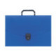Папка-портфель Attache пластиковая A4 синяя 240x317 мм