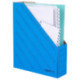 Лоток вертикальный для бумаг микрогофрокартон 75 мм до 700 листов синий STAFF