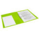 Папка на 2 кольцах c внутренним карманом BRAUBERG "Neon", 25 мм, неоновая, зеленая, до 170 листов, 0,7 мм, 227456