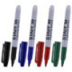 Набор маркеров перманентных STAFF набор 4 штуки 2,5 мм черный, синий, красный, зеленый 151237