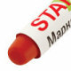 Маркер промышленный STAFF ПМ-100, твердый, для любых неровных поверхностей, -20 до +40С, красный, 150814