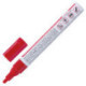 Маркер-краска лаковый (paint marker), 2-4 мм, красный, нитро-основа, алюминиевый корпус, BRAUBERG, 150874