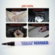 Маркер-краска лаковый (paint marker) MUNHWA "Slim", 2 мм, нитро-основа, алюминиевый корпус, черный, SPM-01