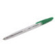 Ручка шариковая BRAUBERG "Line" корпус прозрачный узел 1 мм линия письма 0,5 мм зеленая 141342
