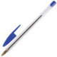 Ручка шариковая STAFF корпус прозрачный узел 1 мм линия письма 0,5 мм синяя 141672