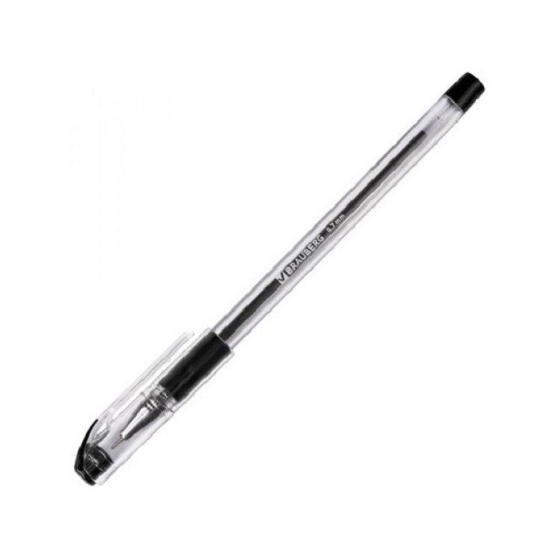 Ручка шариковая масляная BRAUBERG "Max-Oil", игольчатый узел 0,7 мм, линия 0,35 мм, черная