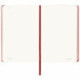 Блокнот-скетчбук А5 (130х210 мм), BRAUBERG ULTRA, балакрон, 80 г/м2, 96 л., без линовки, красный, 113049