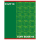 Тетрадь А5, 48 л., STAFF, клетка, офсет №2, обложка картон, ОДИН ЦВЕТ (точки), 402782