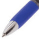 Ручка гелевая автоматическая BRAUBERG "Black Jack" трехгранная узел 0,7 мм линия 0,5 мм синяя 141551