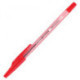 Ручка шариковая красная, 0,35 мм, 0,7 мм, тонированный красный, STAFF AA-927