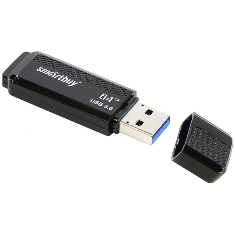 Память Smart Buy "Dock"  64GB, USB 3.0 Flash Drive,  черный