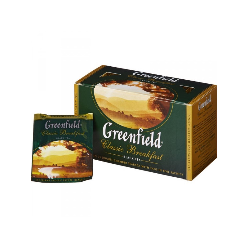 Чай Greenfield Classic Breakfast черный 25 пакетиков