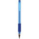 Ручка гелевая синяя, 0,3 мм, 0,5 мм, манжетка, корпус синий полупрозрачный,  круглый, пластик, метал наконечник, deVENTE. Ritony