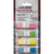 Клейкие закладки пластиковые deVENTE, 45x12 мм, неон 4 цвета, 200 закладок, в картонном блистере