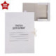 Папка для бумаг, картон немелованный, 320г/м2, белый, 200 листов, 2 х/б завязки