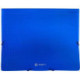 Папка на резинке А4, 600мкм, 37 мм, 100 листов, пластик, синяя, резинка по углам ,Lamark