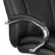 Кресло руководителя Helmi HL-ES13 "Convention",  повышенной прочности, кожа черная, мультиблок, до 150кг