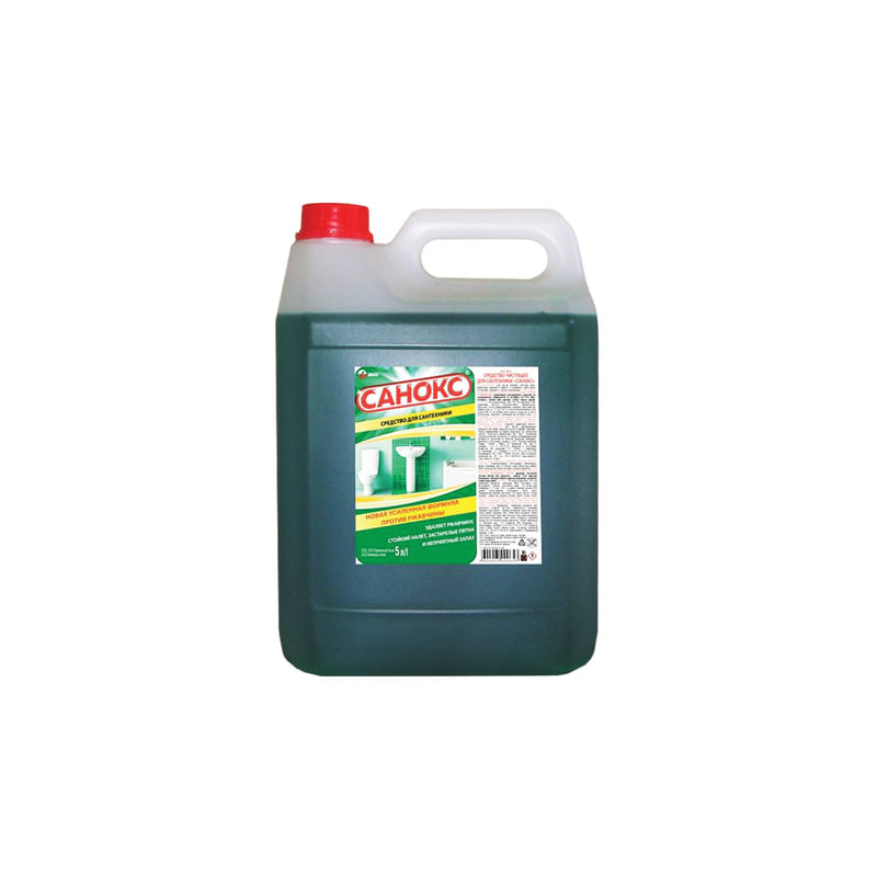 Средство для удаления ржавчины и известкового налета 5 л, САНОКС