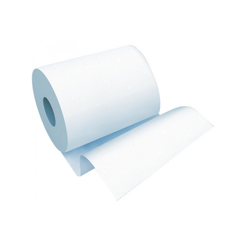 Полотенца бумажные в рулонах OfficeClean (H1) 2-х слойн., 150м/рул, белые 6рул/уп.