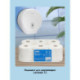 Туалетная бумага 2-слойная, 9,5см, 170м/рул, Tork Т2, белая, d втулки 65 мм, целлюлоза, OfficeClean Professional, 12 рул/упак