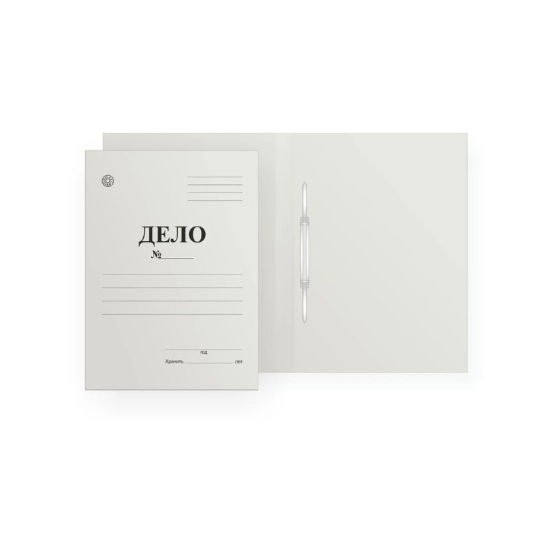 Скоросшиватель Дело белый DOLCE COSTO, 280 г/м2, немелованный картон