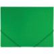 Папка на резинке OfficeSpace А4, 500мкм, зеленая