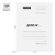 Папка-обложка OfficeSpace "Дело", картон немелованный, 380г/м2, белый, до 200л.
